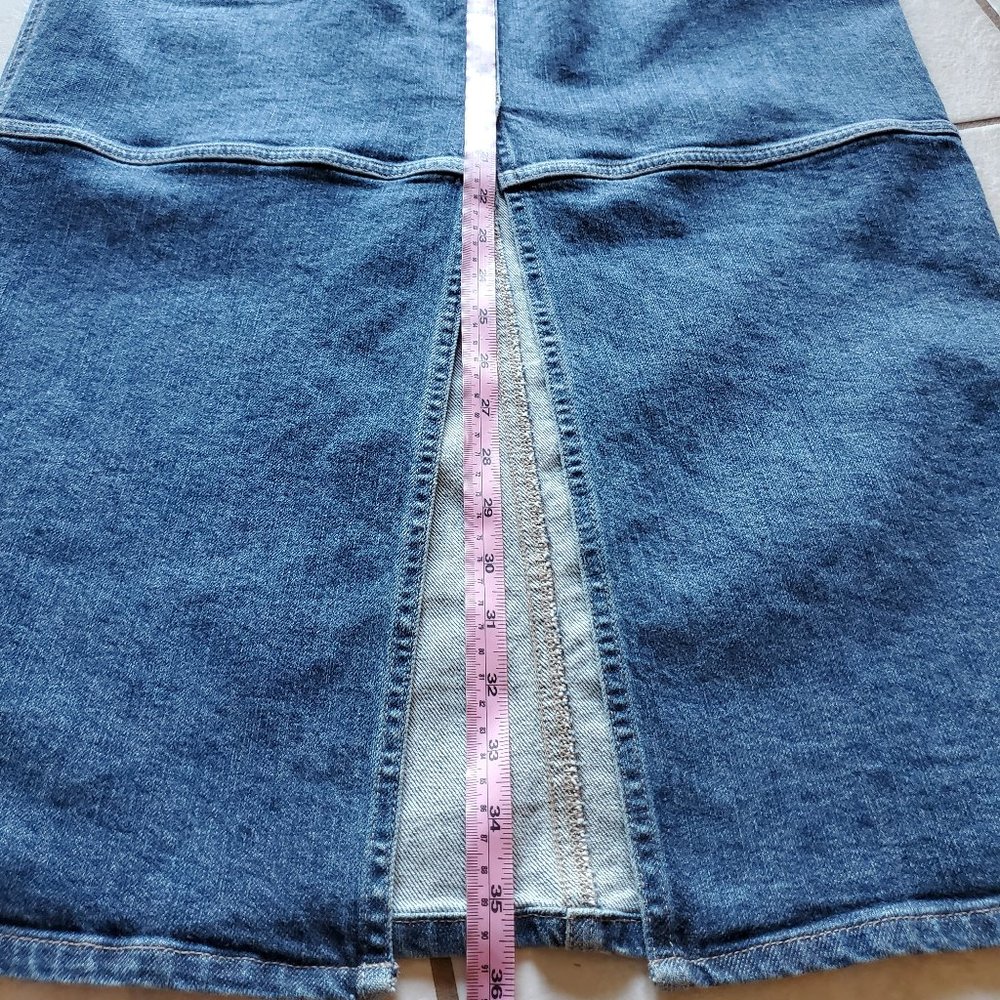 Jones New York Country Denim Jean Skirt Size 8 - Picture 7 of 8